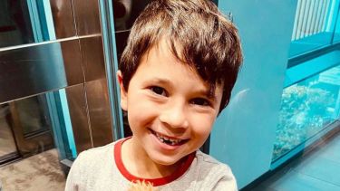 El segundo hijo de Messi ya es estrella en redes, por su simpatía y ocurrencias.-