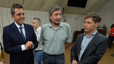 El presidente de Diputados, el jefe de a bancada y dirigente de La Cámpora y el gobernador de Buenos Aires visitaron hoy la Casa Rosada.