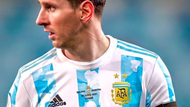 Lionel Andrés Messi, capitán de la selección campeona de la última Copa América. 
