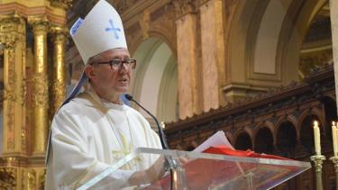 Monseñor Benna inició sus labores en la diócesis en julio. Foto Archivo: Agencia AICA