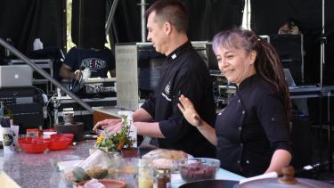 Domingo y Yo Como en Neuquén. Foto Flor Salto. 
