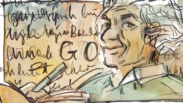 Se cumplen hoy 107 años del nacimiento de Nicanor Parra. La ilustración de Olivia When.

