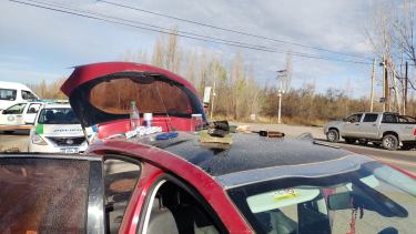 Control en la ruta terminó con dos detenidos con drogas en Cervantes