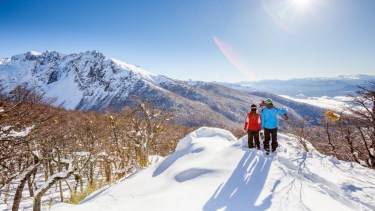 El cerro Perito Moreno, aquí en una imagen del invierno pasado. tiene previsto abrir el 25 de junio. Foto: Archivo.