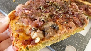 ¿Te va una pizza con masa de arvejas?