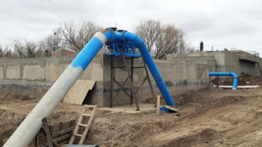 La construcción de la planta potabilizadora entró en su etapa final, (foto: gentileza)