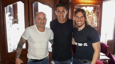 Di María reconoció que la relación con Sampaoli no terminó bien.