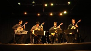 El Cuarteto de guitarras se presenta en el Club de Arte El Biombo