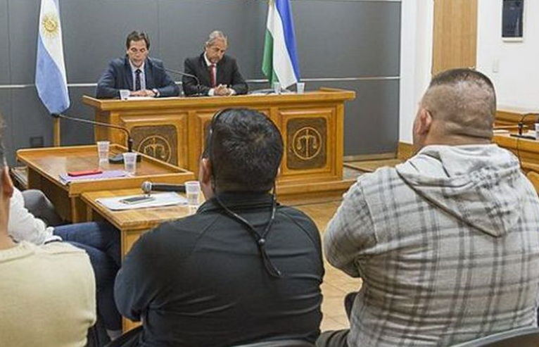 Los jueces Bernardo Campana (a la izquierda) y Gregor Joos integraron el tribunal que condenó al imputado. (foto gentileza)