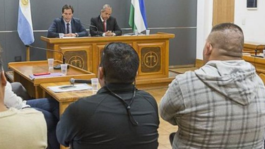 Los jueces Bernardo Campana (a la izquierda) y Gregor Joos integraron el tribunal que condenó al imputado. (foto gentileza)