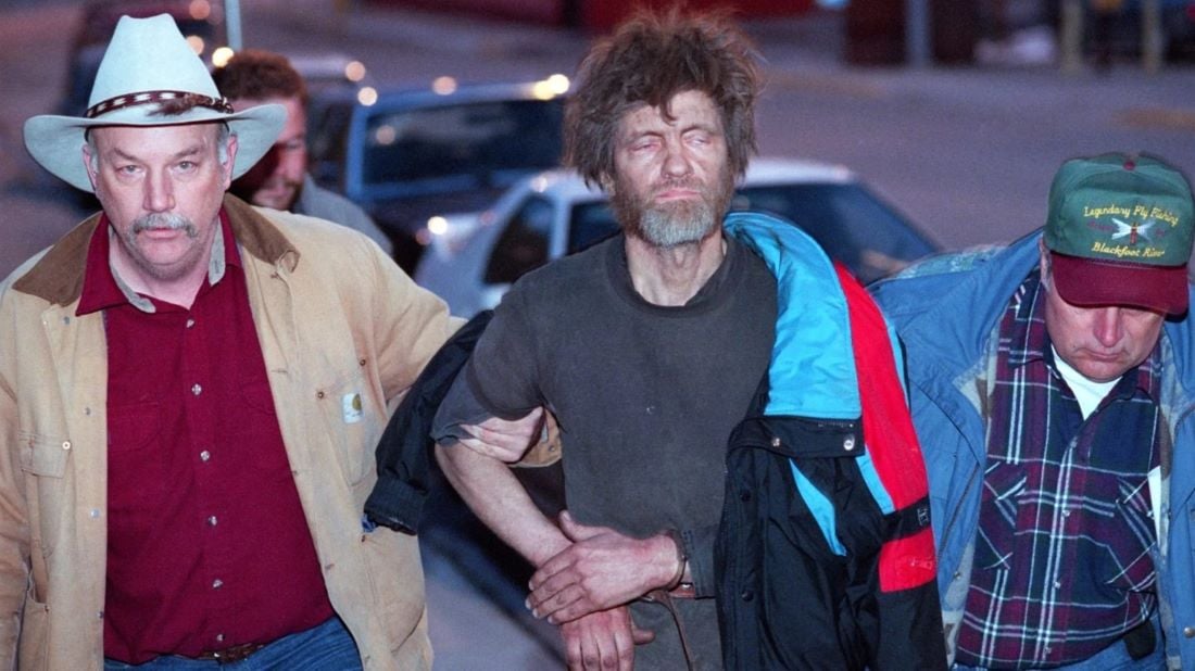 Unabomber fue detenido en 1995 en Estados Unidos.