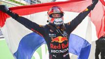 Imagen de Verstappen festejó frente a su gente en Zanvoort