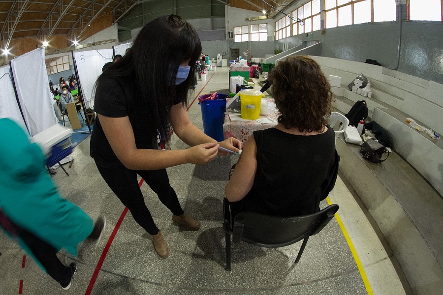 La vacunación se extenderá durante estos días. Foto: Pablo Leguizamon