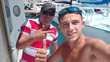 Spasiano, a la derecha, está desaparecido desde el martes. Foto: Télam.-