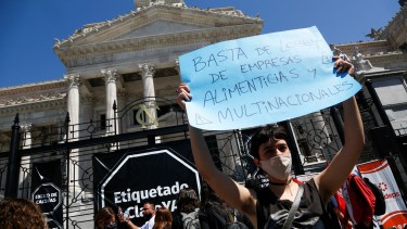 El proyecto de etiquetado frontal no pudo ser tratado en el recinto. Foto: Télam 