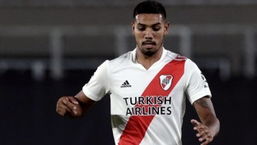 Martínez está en condiciones de volver al equipo titular de River, después de faltar a varios partidos por una lesión. Gentileza.