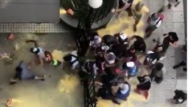 El momento del ingreso al ministerio nacional. 