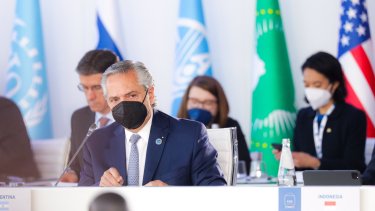 El presidente Alberto Fernández participa de distintas actividades y conferencias en su viaje al exterior. 