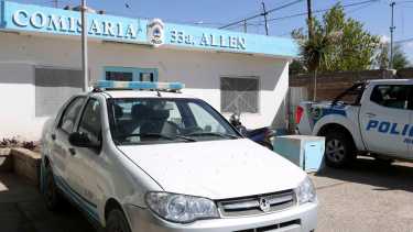 Efectivos de Allen montaron un operativo para dar con los agresores. 