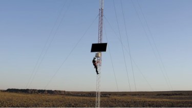La antena que administra la cooperativa local será reparada en los próximos días.