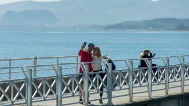 El fin de semana largo movilizó un 55% más de visitantes que en 2019 sin pandemia. Foto: Marcelo Martínez