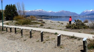 Dina Huapi quiere asegurar por ordenanza el acceso libre a las costas. Foto: archivo