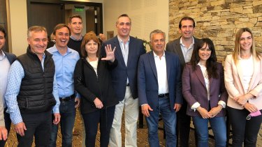 Alfredo Cornejo y Patricia Bullrich estuvieron en la región junto a otros referentes de Juntos por el Cambio en apoyo a los candidatos locales.