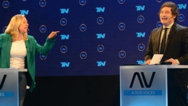 Myriam Bregman y Javier Milei protagonizaron fuertes cruces durante el debate televisivo. 