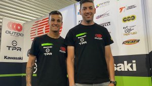 Solorza aprovechó los entrenamientos de cara al debut en el Mundial de Superbike