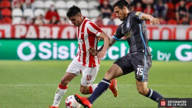 El Tuti jugó todo el partido y fue uno de los mejores del Pincha.