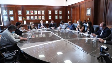 Feletti reunido con el Consejo Federal de Comercio Interior. De este encuentro participó Río Negro, según informó el Gobierno. (@RobertoFeletti).- 