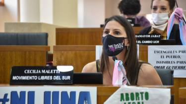 La concejala de Libres del Sur, Cecilia Maletti. Foto: Prensa Concejo Deliberante