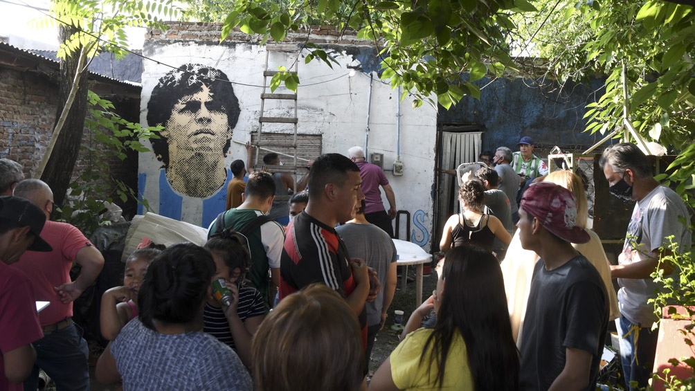 La casa natal de Maradona fue declarada Lugar Histórico Nacional. 