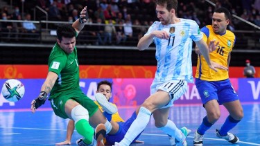 El mundial de futsal se juega en Lituania.

Foto: gentileza 