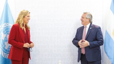 El presidente también se reunió con la reina Máxima. Foto: gentileza 