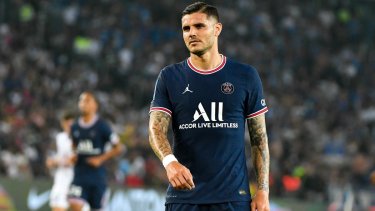Icardi volvió a ausentarse de la práctica del PSG. 
