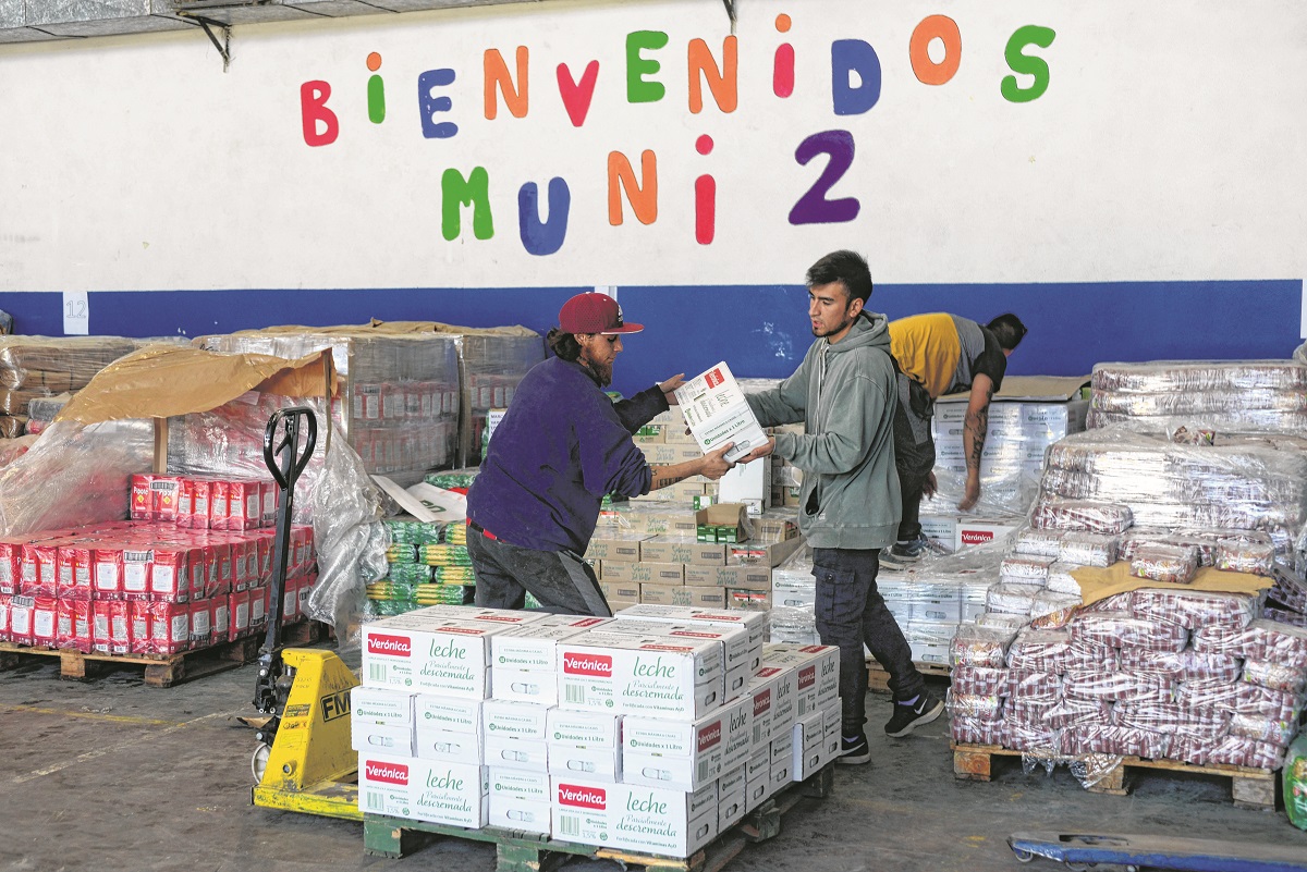 El municipio de Bariloche tiene un stock acotado de módulos alimentarios ante necesidades por fuera de programa. Archivo