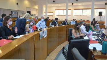 Las sesiones de los jueves serán presenciales, las de comisión -incluso las ampliadas por el presupuesto-  se mantendrán en modalidad virtual, se definió (foto Yamil Regules)