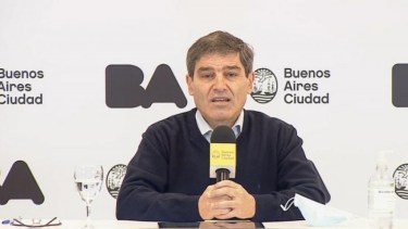Fernán Quirós, ministro de Salud de la Ciudad de Buenos Aires. 