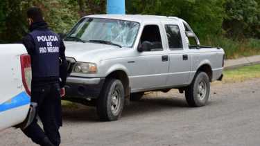 La segunda camioneta fue la que embistió de manera directa al peatón en el siniestro de Gómez. Foto Emiliana Cantera.