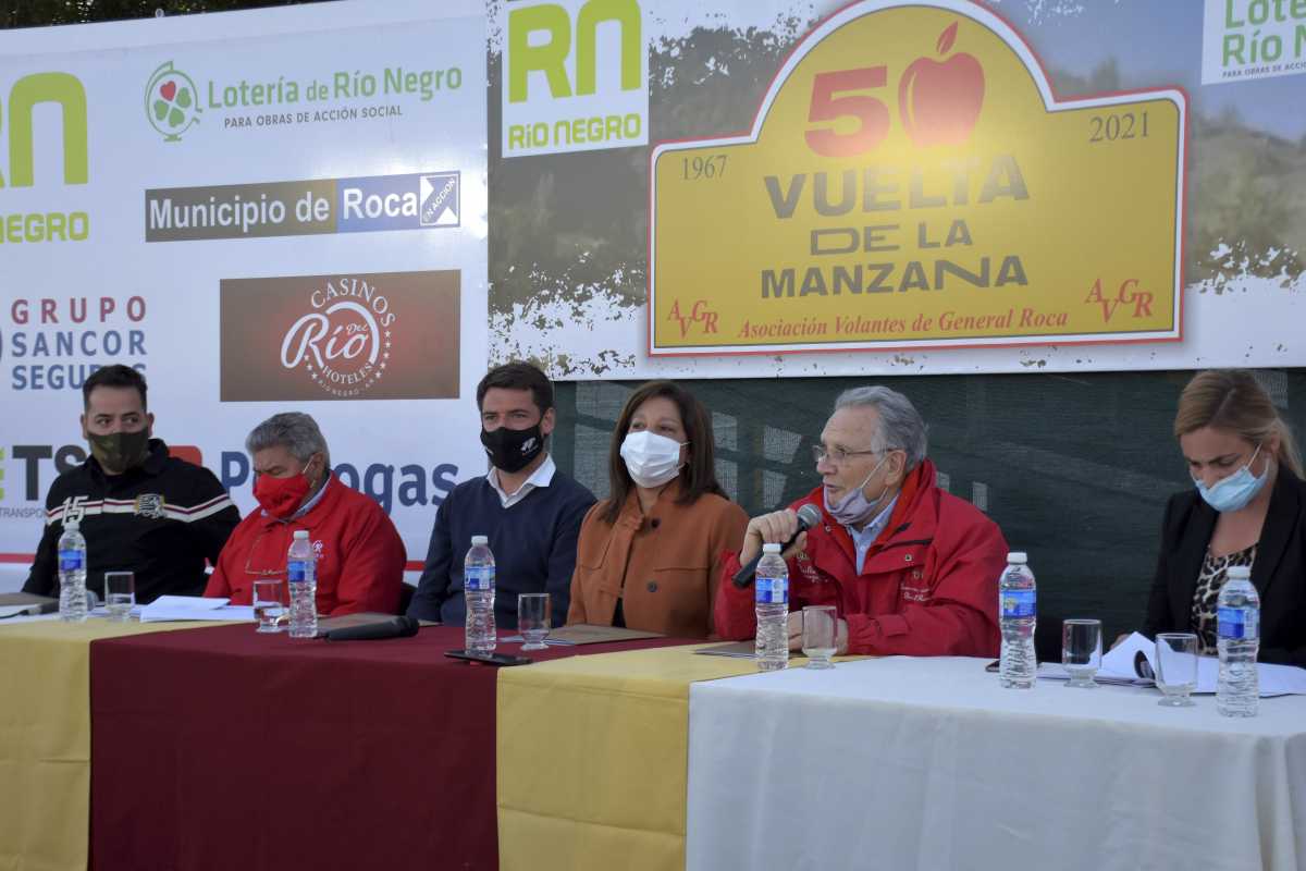 Goyo Martínez fue el encargado de encabezar la presentación de la 50 edición de la Manzana. (Foto: Emiliana Cantera)