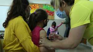 Hoy empezó la vacunación covid para niños de 3 a 11 años en Roca