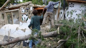 El drama de los afectados por el temporal de viento en Bariloche