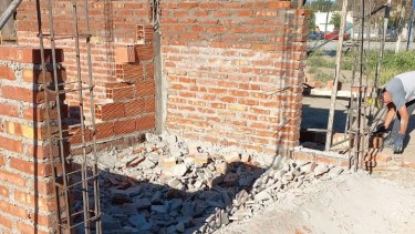 La obra avanza en un 30 por ciento. Foto gentileza