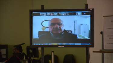 Juan José Capella se defendió de las acusaciones por más de una hora. Dijo que nunca voló con presos hacia Bahía Blanca. (Yamil Regules)