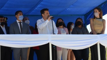 El funcionario de Energía agradeció al gobierno nacional por las obras. Foto: gentileza.