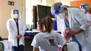 Así comenzó la vacunación a niños en las escuelas de Neuquén