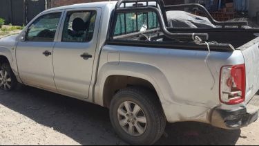 La camioneta de Sobisch fue interceptada en el barrio Confluencia.  Foto: Gentileza