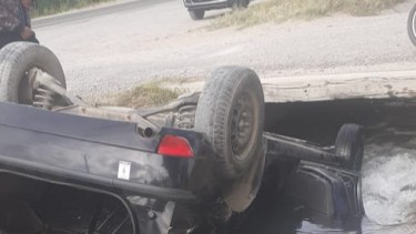 El accidente ocurrió pasadas las 17. Foto gentileza.