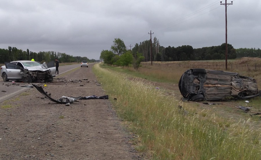 Un herido grave tras un choque frontal sobre la ruta Nacional N° 3 ...